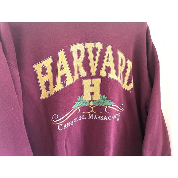 Harvard University Sweatshirt Vintage 90s 20/20 Sport Men’s XL - Picture 2 of 11